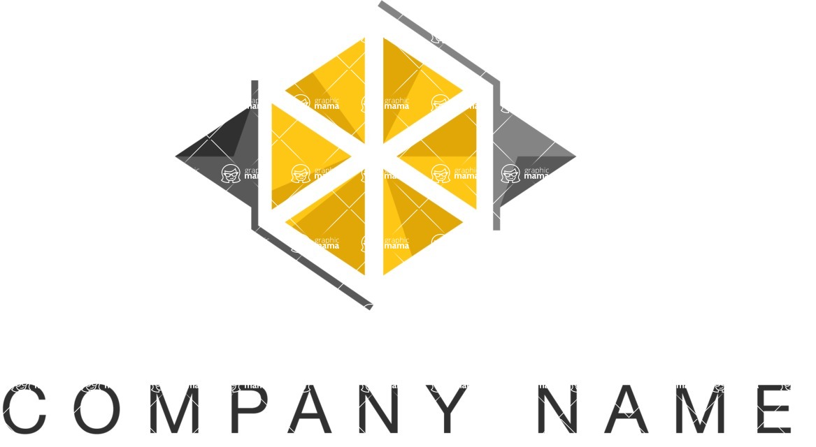 Business Logo Templates - vector graphics in a pack from GraphicMama - Colorful Triangles Business Company Logo Design